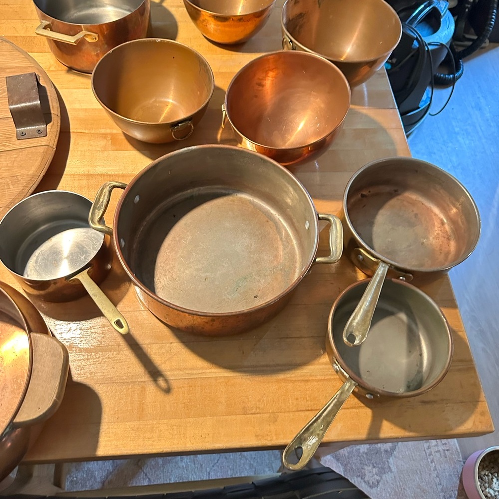 Copper Cookware Set